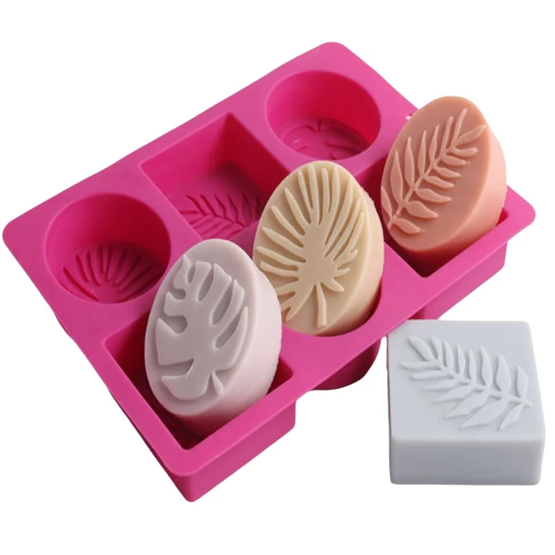 Soap Making Book For Beginners - Round and Square Leaf Silicone Soap