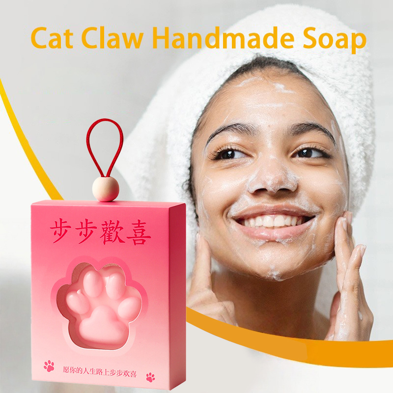Castor Oil Soap - Creative Cat Claw Handmade Soap Goat