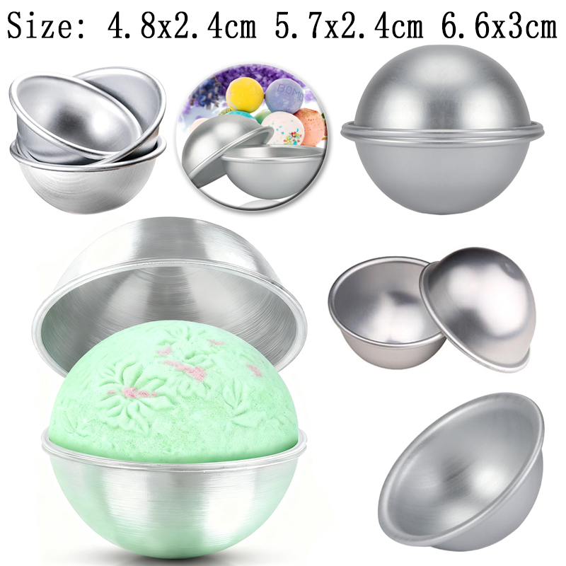 Soap Making Book For Beginners - 6Pcs Sphere Bath Molds, DIY Soap