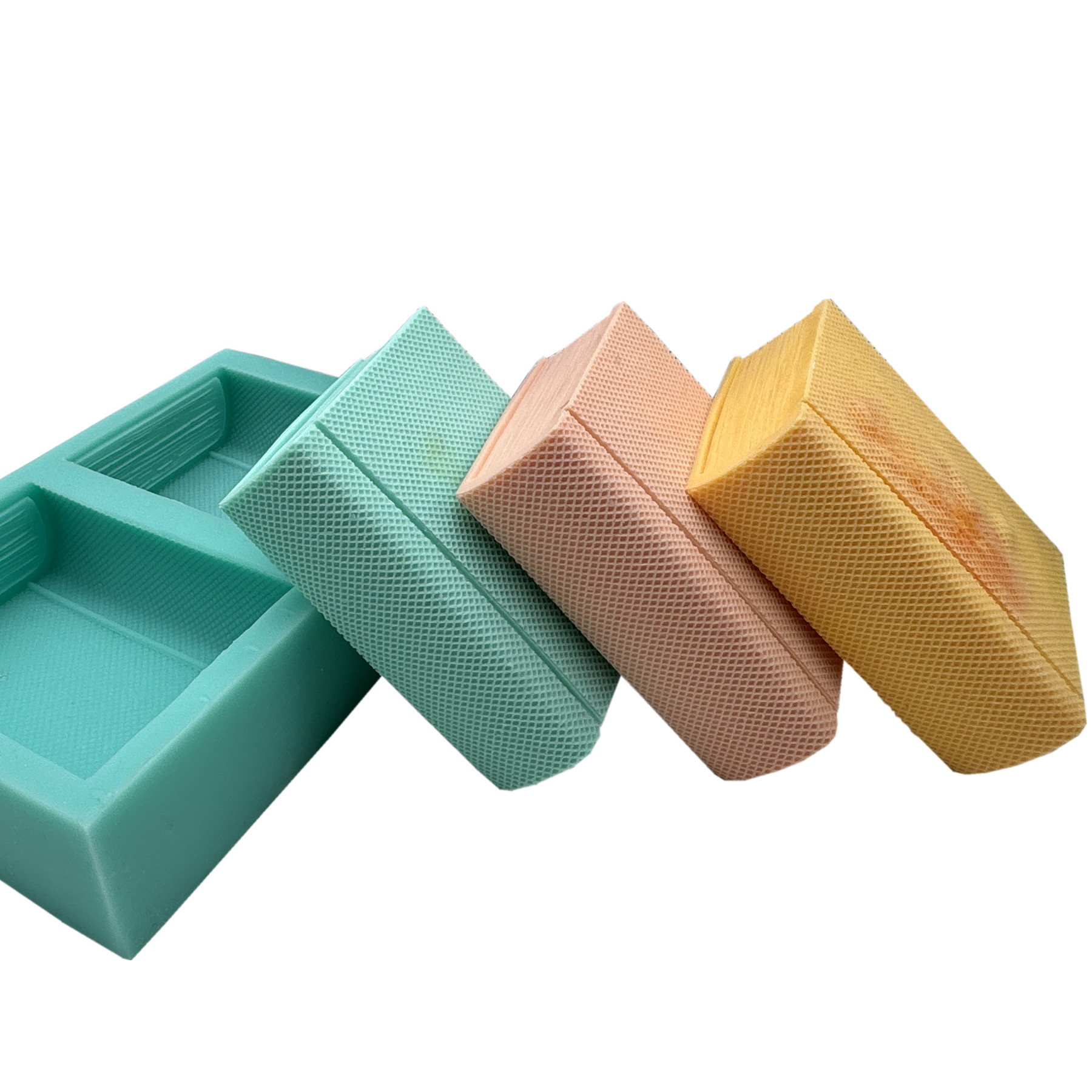 Soap Making Lye - Two Book Silicone Soap Molds Handmade