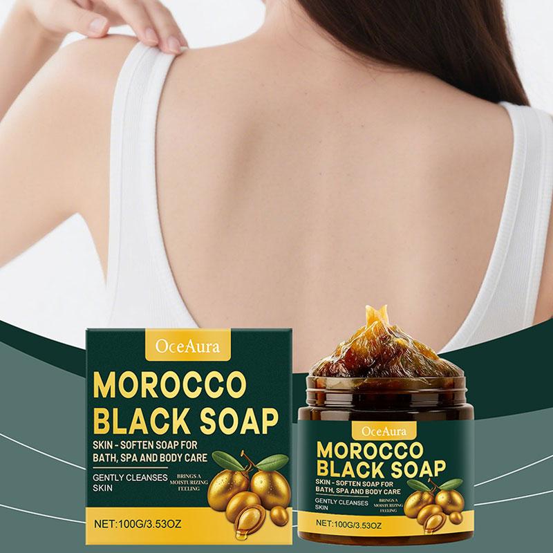 Castor Oil Soap - Moroccan Black Soap Deep Cleansing Gentle