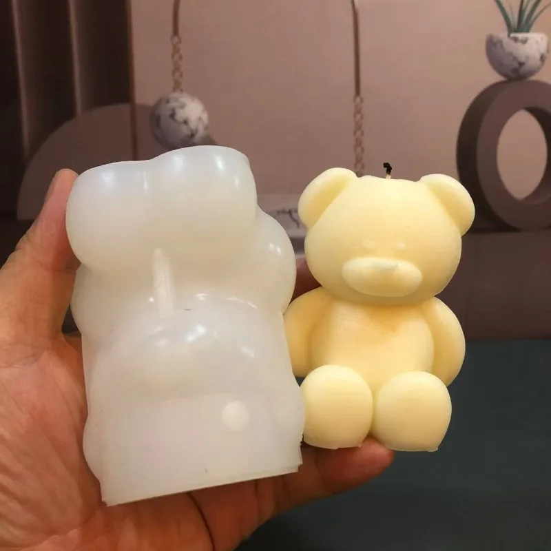 Soap Making Book For Beginners - 3D Bear Silicone Candle Mold DIY