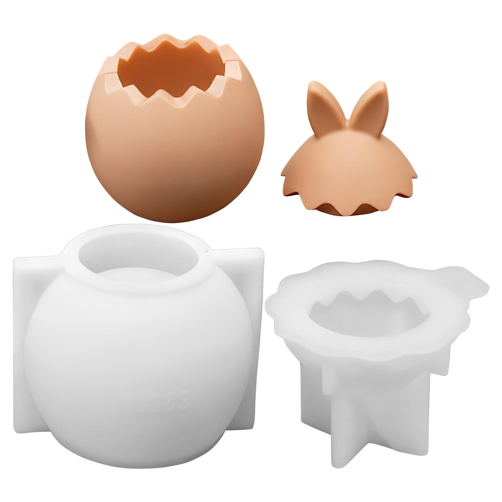 Soap Making Friends - Easter Egg Molds 3D Silicone Bunny
