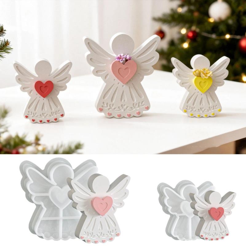 Soap Making Lye - Love Angel Gypsum Mold Candle Silicone