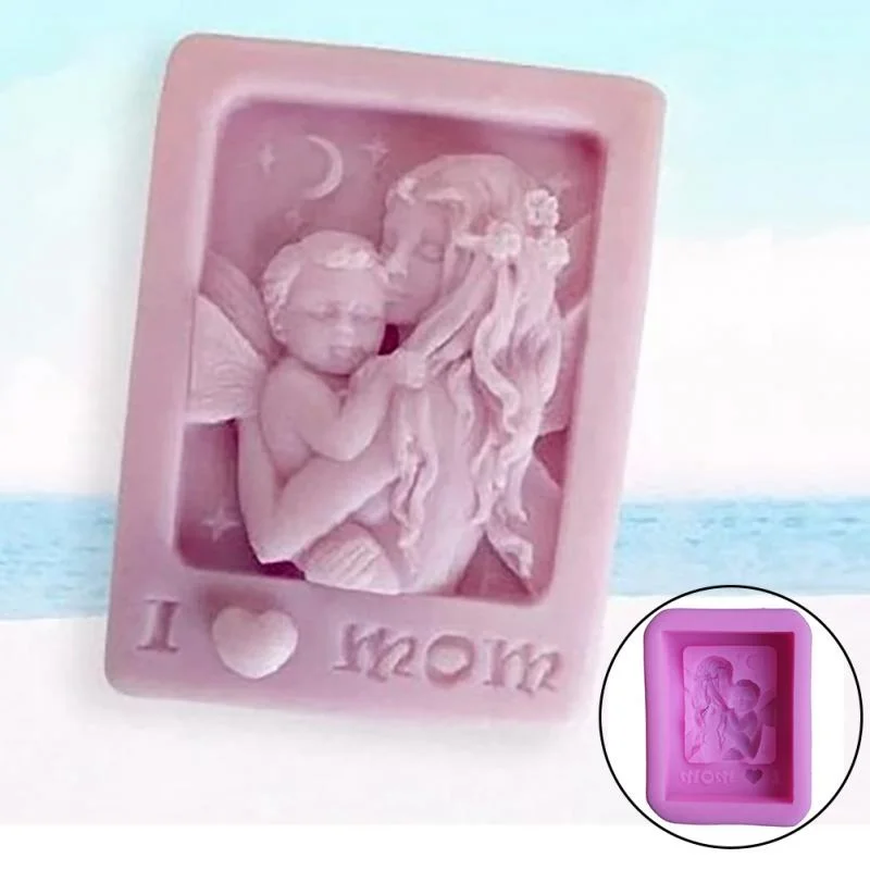 Soap Making Lye - 1Pc Mother Holding Baby Love Mom