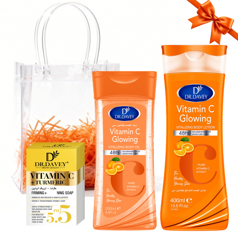 Castor Oil Soap - DR.DAVEY VITAMIN C Skin Care3Set Body