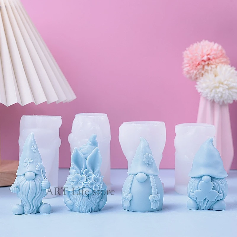 Christmas Dwarf Silicone Candl - огляд і ціна Soap Making In Home
