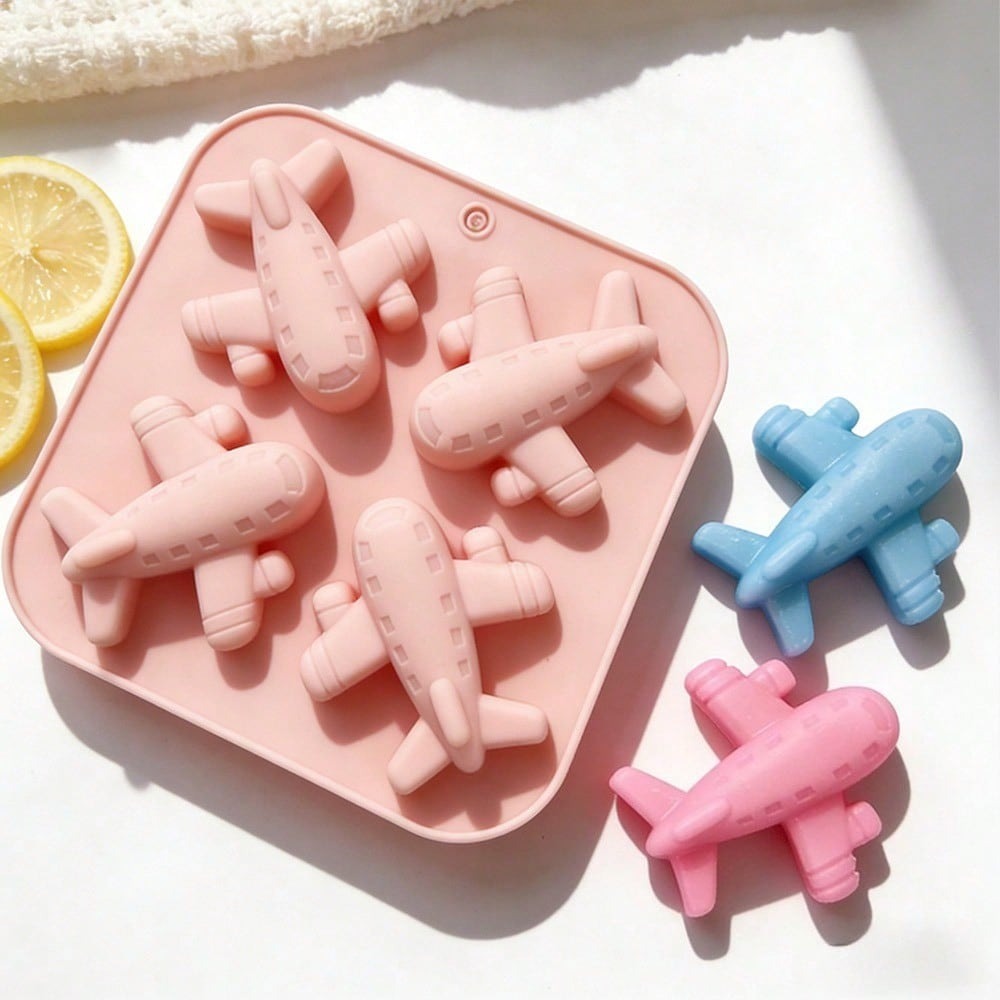 4 Cavity Airplane Silicone Mol - огляд і ціна Soap Making Lye