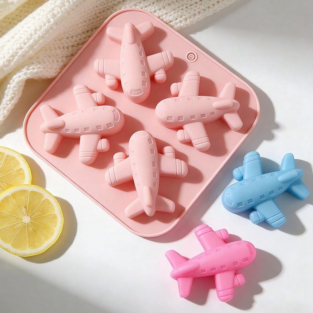 4 Cavity Airplane Silicone Mol - огляд і ціна Soap Making Lye