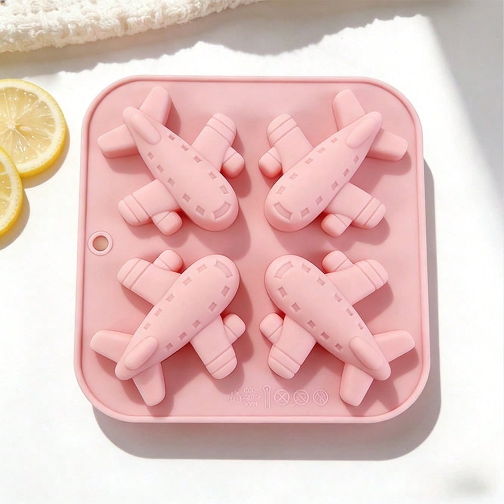 4 Cavity Airplane Silicone Mol - огляд і ціна Soap Making Lye