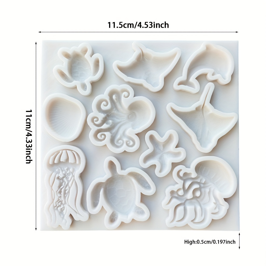Sea Animal Silicone Mold Octop - огляд і ціна Soap Making Lye