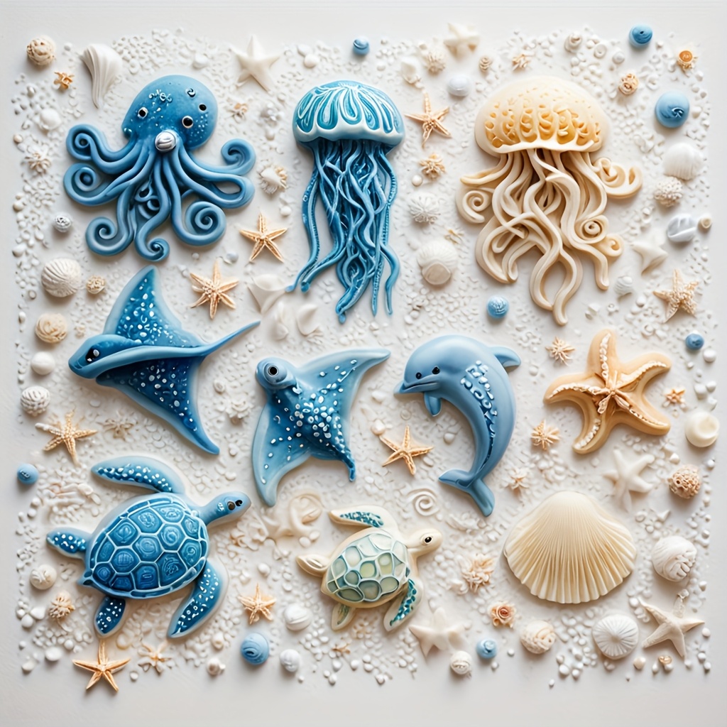 Sea Animal Silicone Mold Octop - огляд і ціна Soap Making Lye