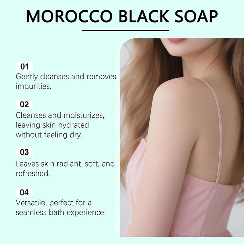 Moroccan Black Soap Deep Clean - огляд і ціна Castor Oil Soap