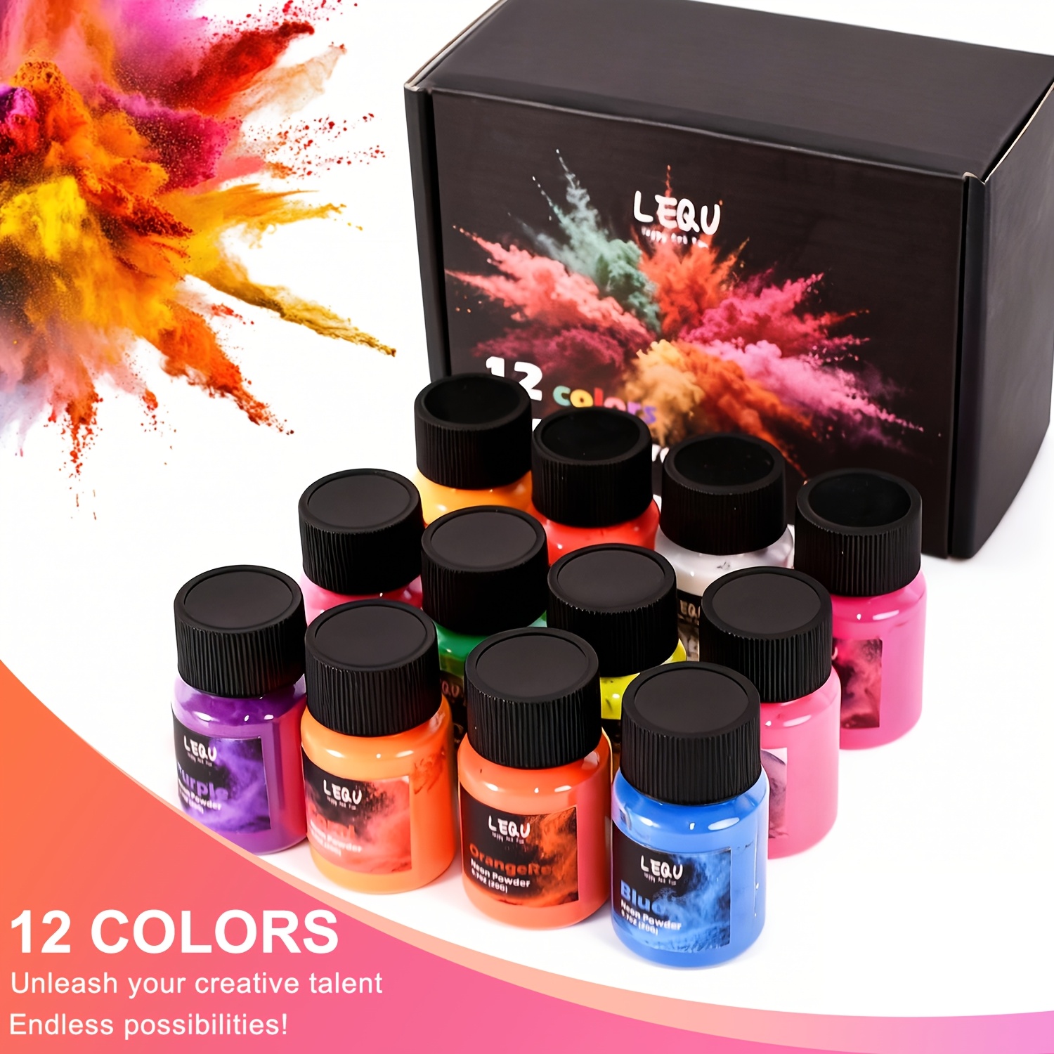LEQU 12Colors Neon Fluorescent - огляд і ціна Soap Making Book For Beginners