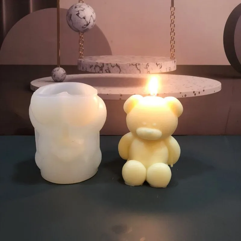 3D Bear Silicone Candle Mold D - огляд і ціна Soap Making Book For Beginners