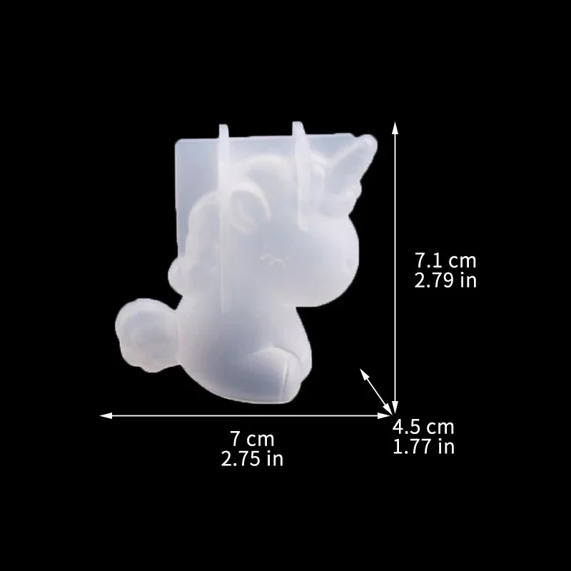 3D Geometric Silicone Unicorn  - огляд і ціна Soap Making Lye
