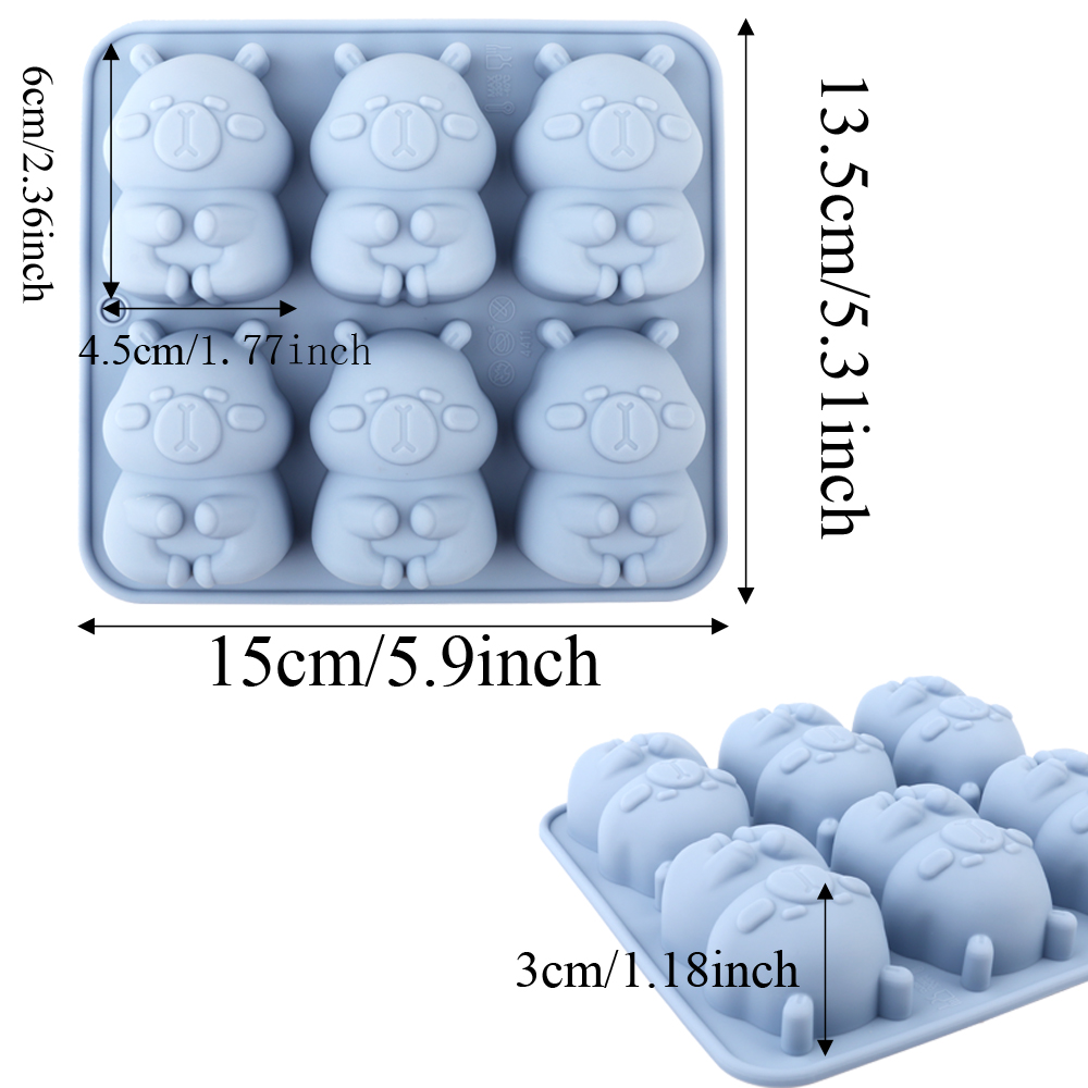 1 Silicone Cake Mold in the Sh - огляд і ціна Soap Making Lye