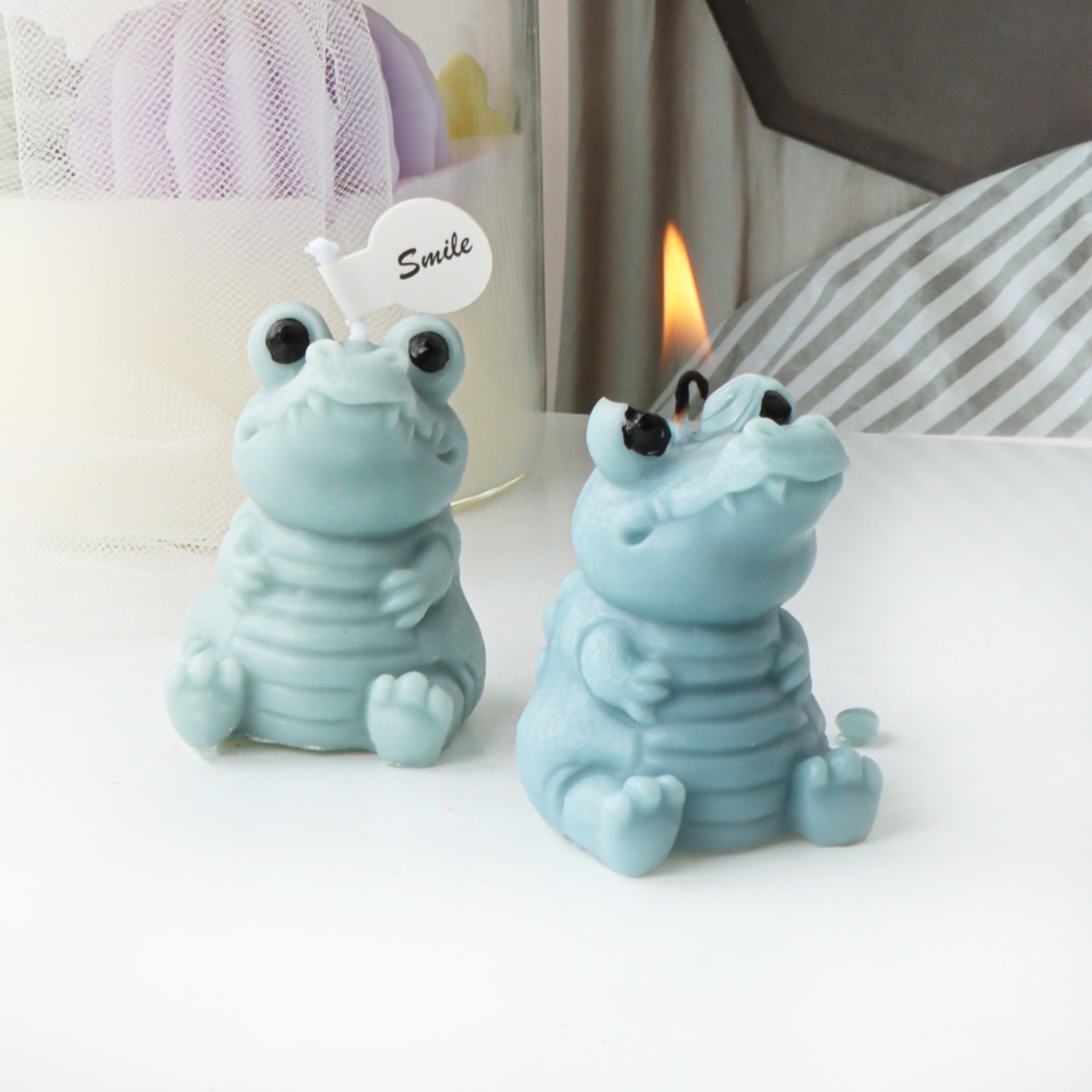 3D Cute Crocodile Candle Silic - огляд і ціна Soap Making In Home