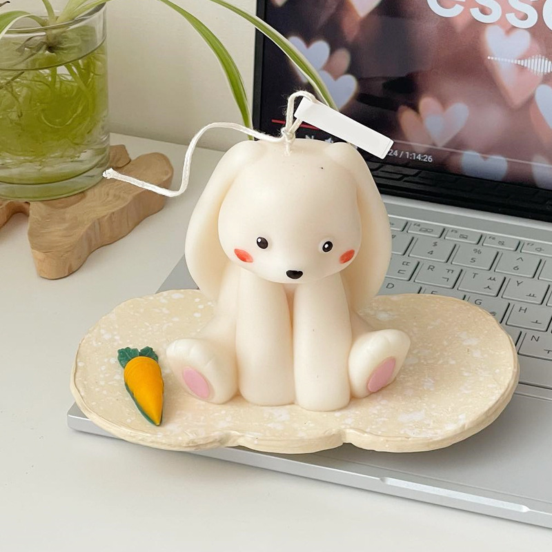 Sitting Rabbit Silicone Candle - огляд і ціна Soap Making In Home