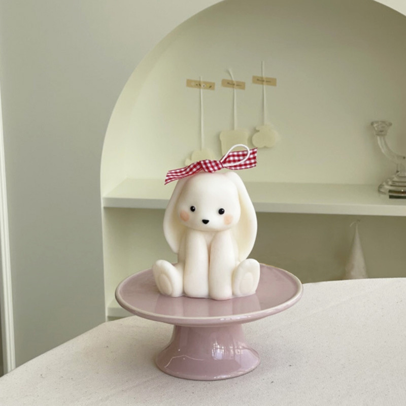 Sitting Rabbit Silicone Candle - огляд і ціна Soap Making In Home