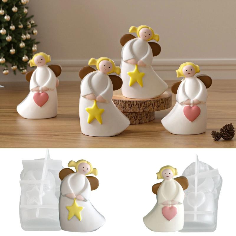 Love Angel Gypsum Mold Candle  - огляд і ціна Soap Making Lye