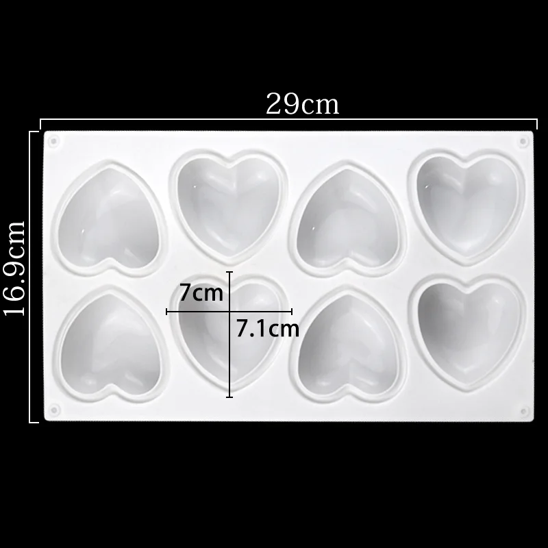 Love Heart Silicone Soap Mold  - огляд і ціна Soap Making Fragrance
