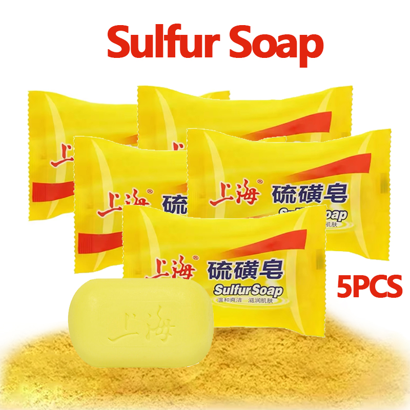 Shanghai Sulfur Soap Kit Unise - огляд і ціна Castor Oil Soap
