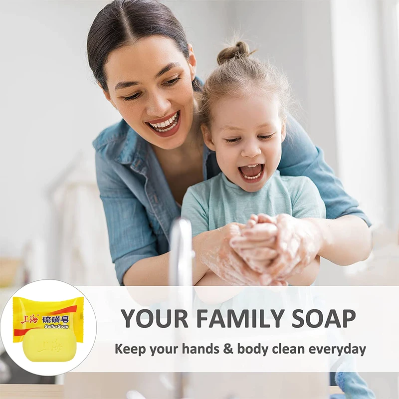 Shanghai Sulfur Soap Kit Unise - огляд і ціна Castor Oil Soap