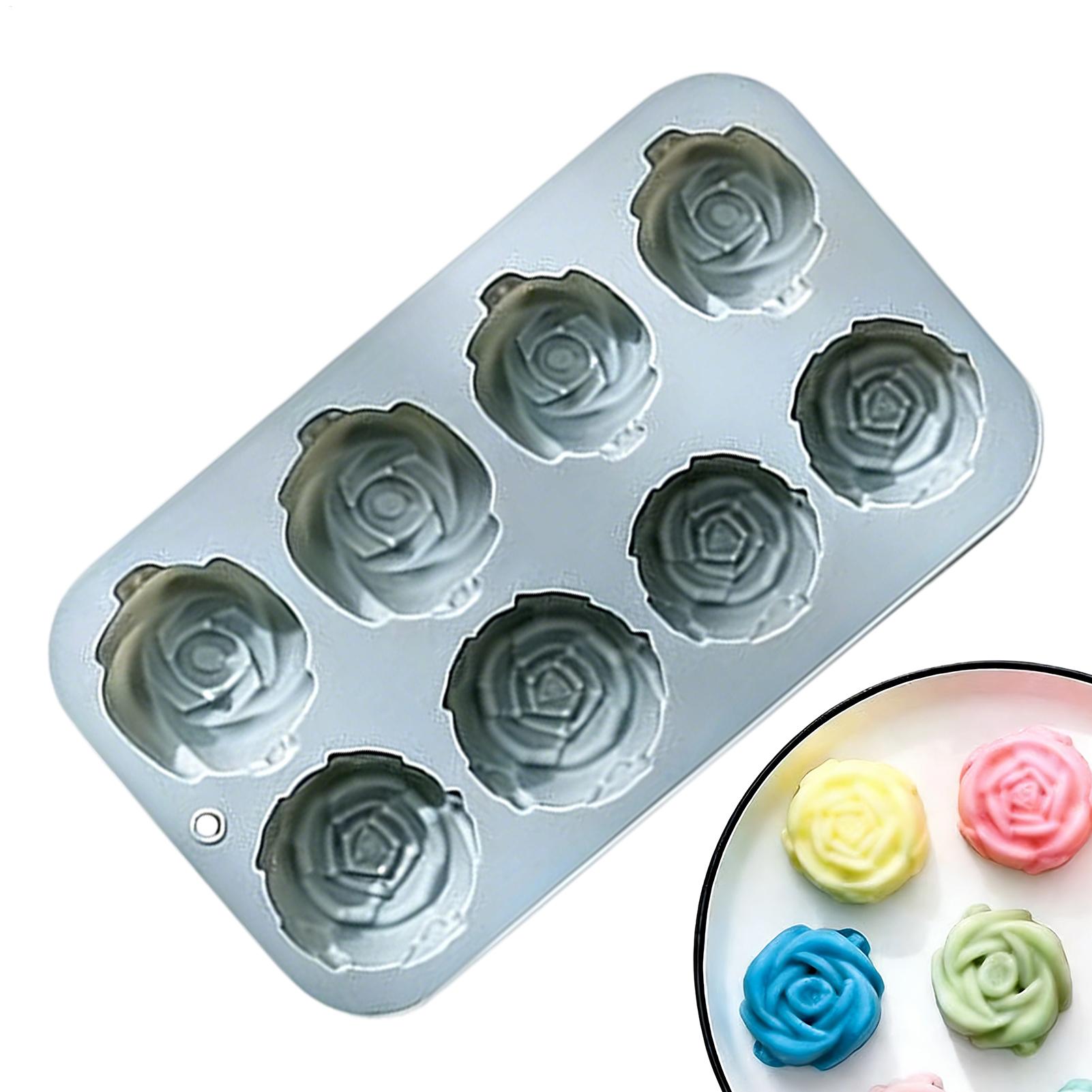 8 Holes Rose Flower Silicone M - огляд і ціна Soap Making In Home