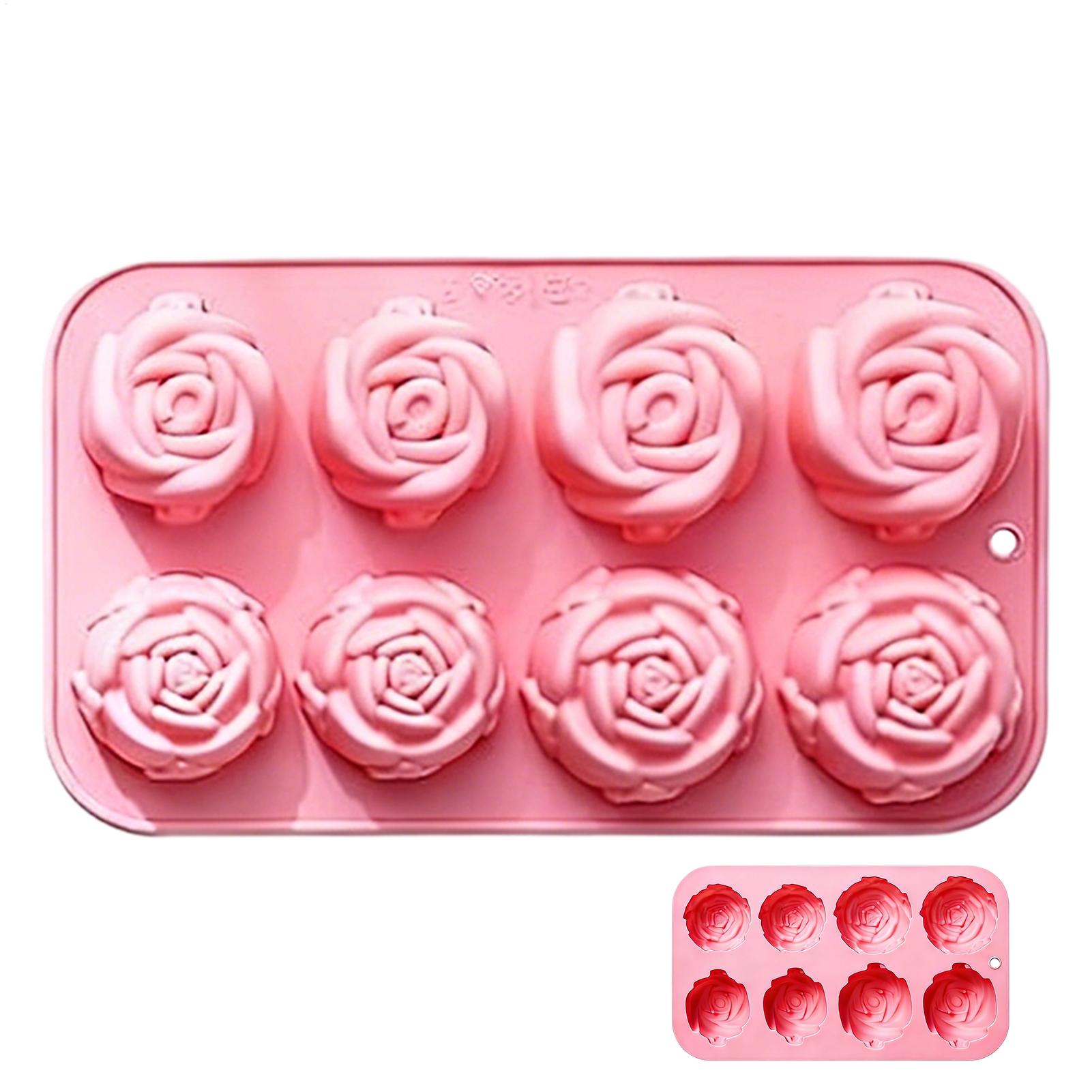 8 Holes Rose Flower Silicone M - огляд і ціна Soap Making In Home