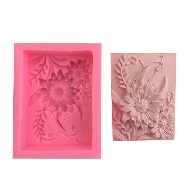 1pc 3D Square Rose Flower Sili - огляд і ціна Soap Making Book For Beginners