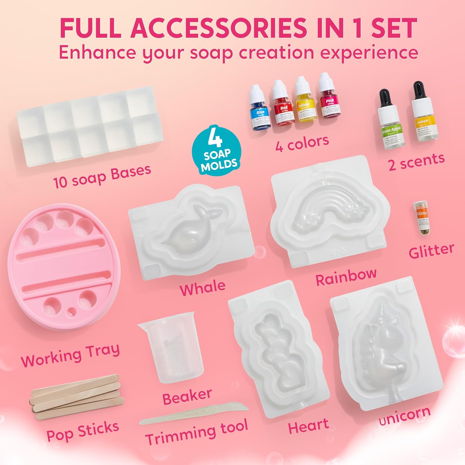 JOYFY Unicorn Soap Making Kit  - огляд і ціна Soap Making Fragrance