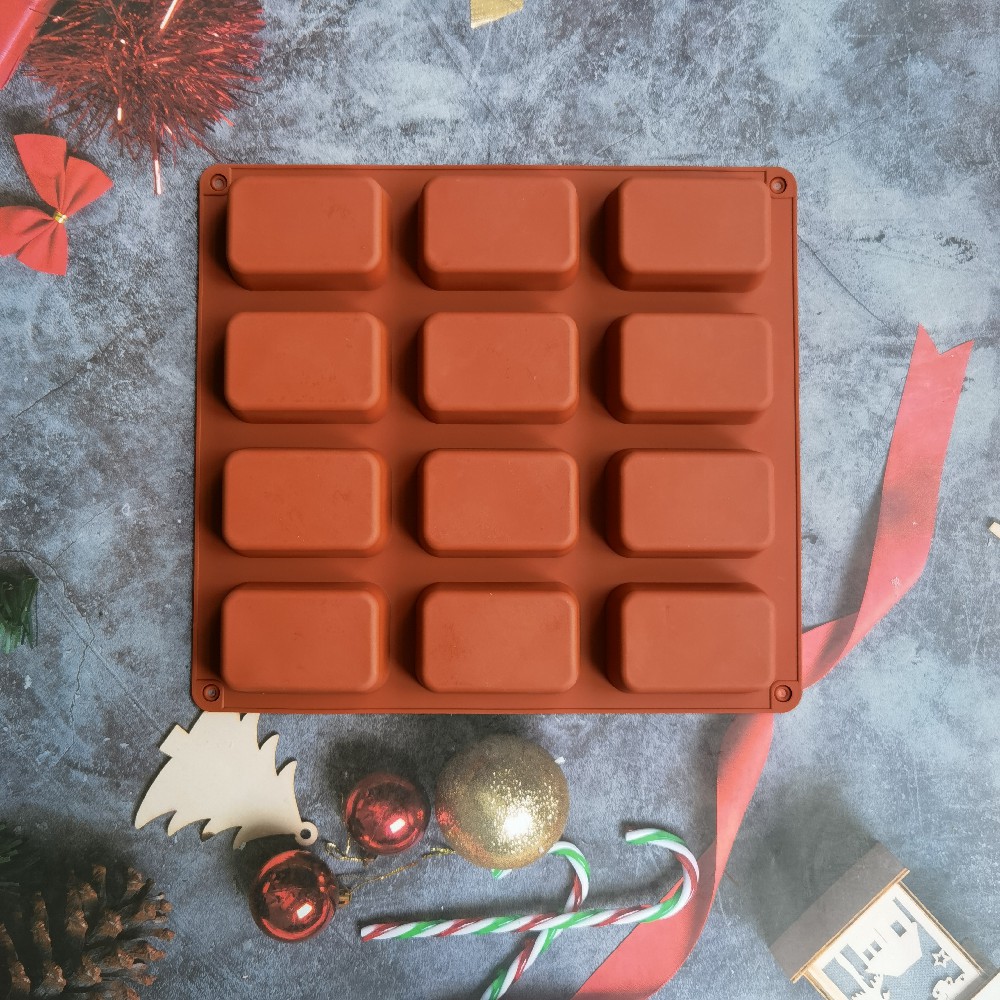 12 Cavity Square Silicone Soap - огляд і ціна Soap Making Lye