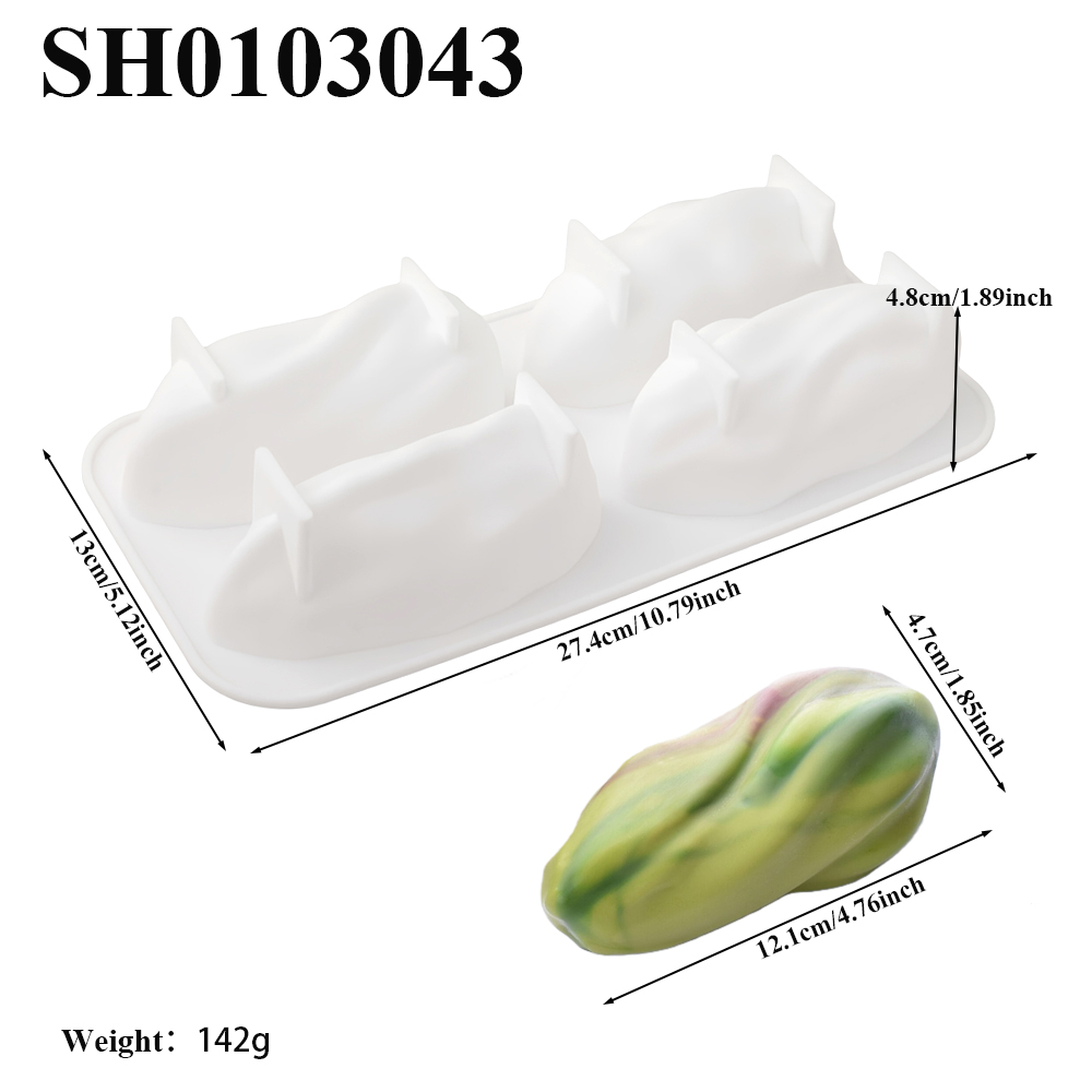 4 or 9-Cell Pistachio Design S - огляд і ціна Soap Making Lye