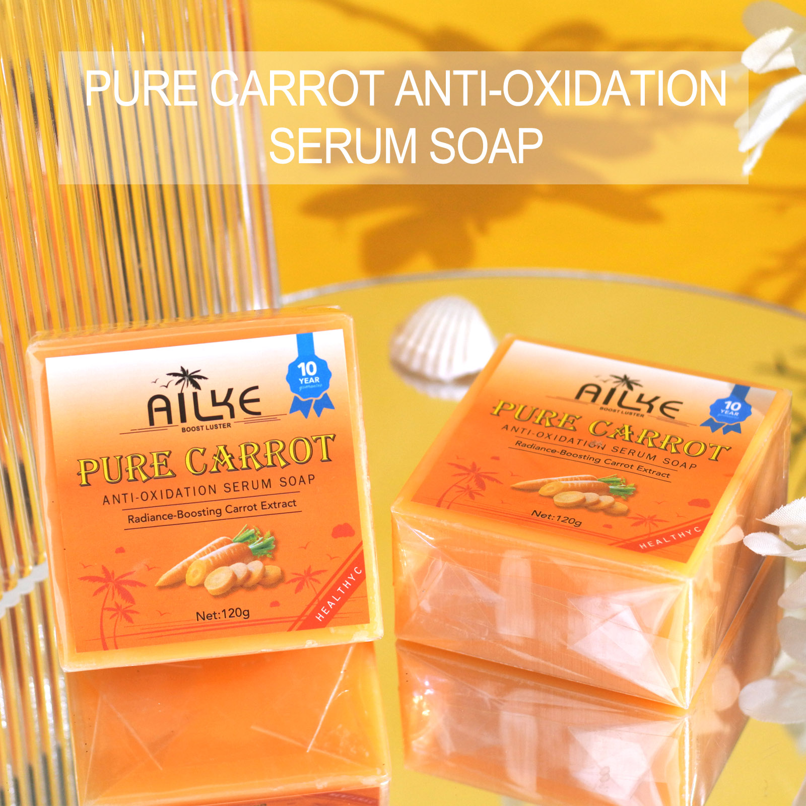 AILKE Pure Carrot Anti-Oxidati - огляд і ціна Castor Oil Soap