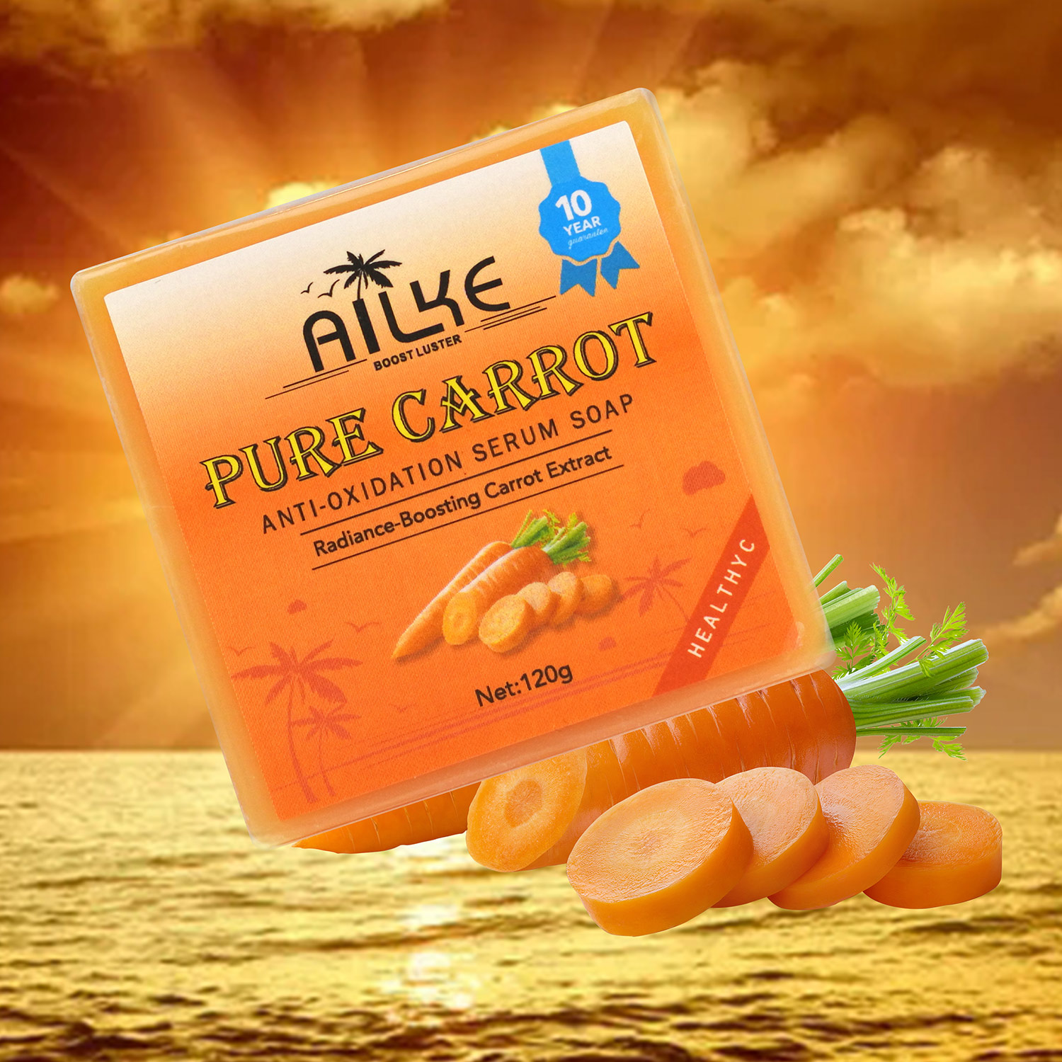 AILKE Pure Carrot Anti-Oxidati - огляд і ціна Castor Oil Soap
