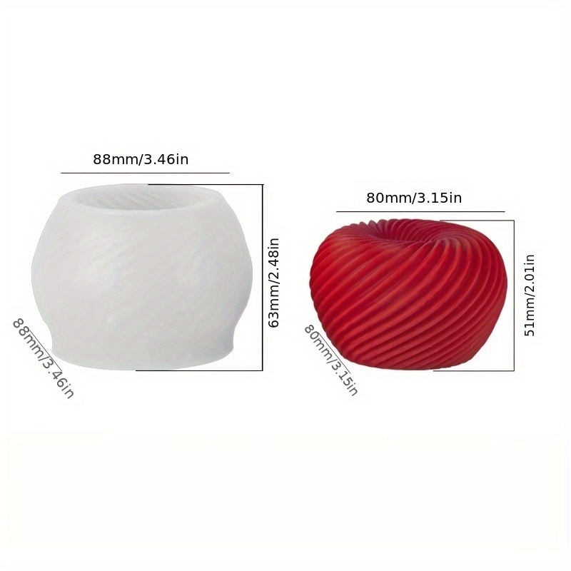 A trendy red apple silicone mo - огляд і ціна Soap Making Lye