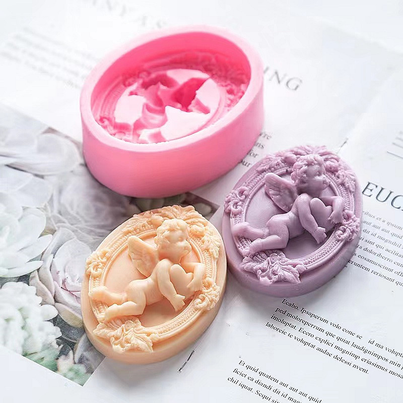 3D Angel Kids Shaped Silicone  - огляд і ціна Soap Making In Home