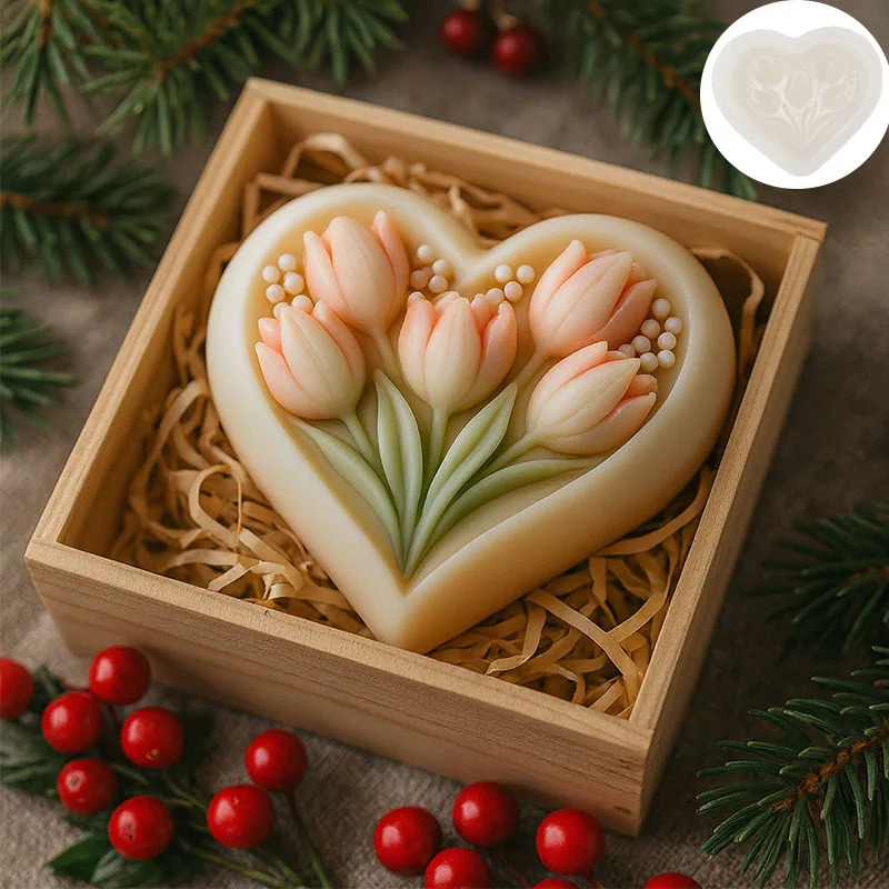 Silicone Mold for Heart-shaped - огляд і ціна Soap Making Book For Beginners