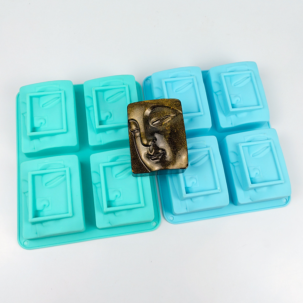 4 Holes Buddha Portrait Soap M - огляд і ціна Soap Making Lye