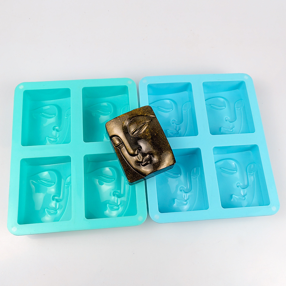 4 Holes Buddha Portrait Soap M - огляд і ціна Soap Making Lye